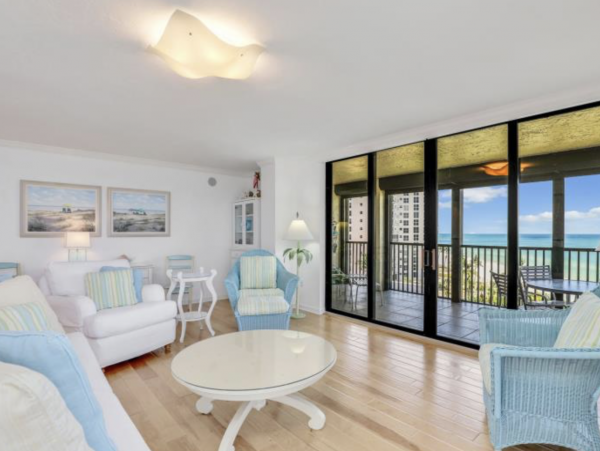 6th floor views Gulf Front of Vanderbilt Beach 3 month rental